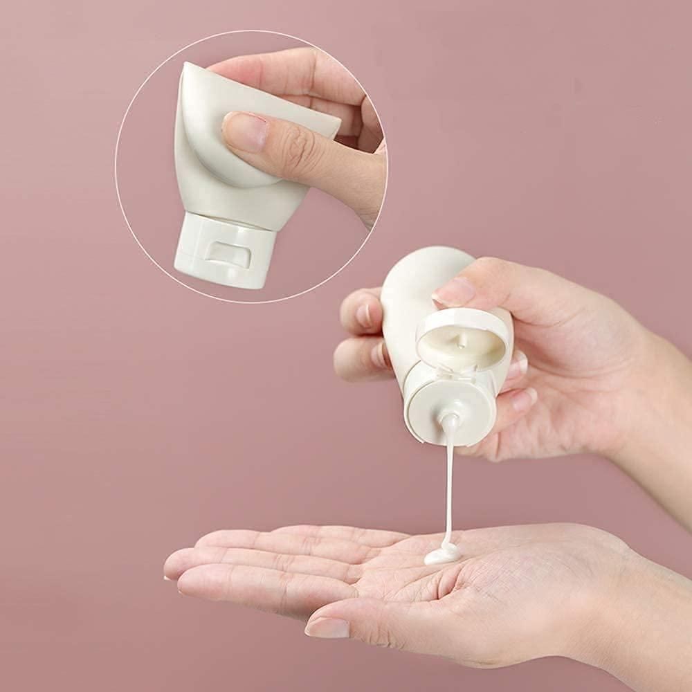 Leak-Proof Silicone Travel Toiletry Bottles – 60 ml (Set of 3)